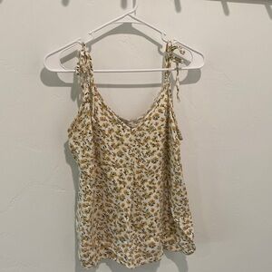 Abercrombie&Fitch Yellow Floral Top